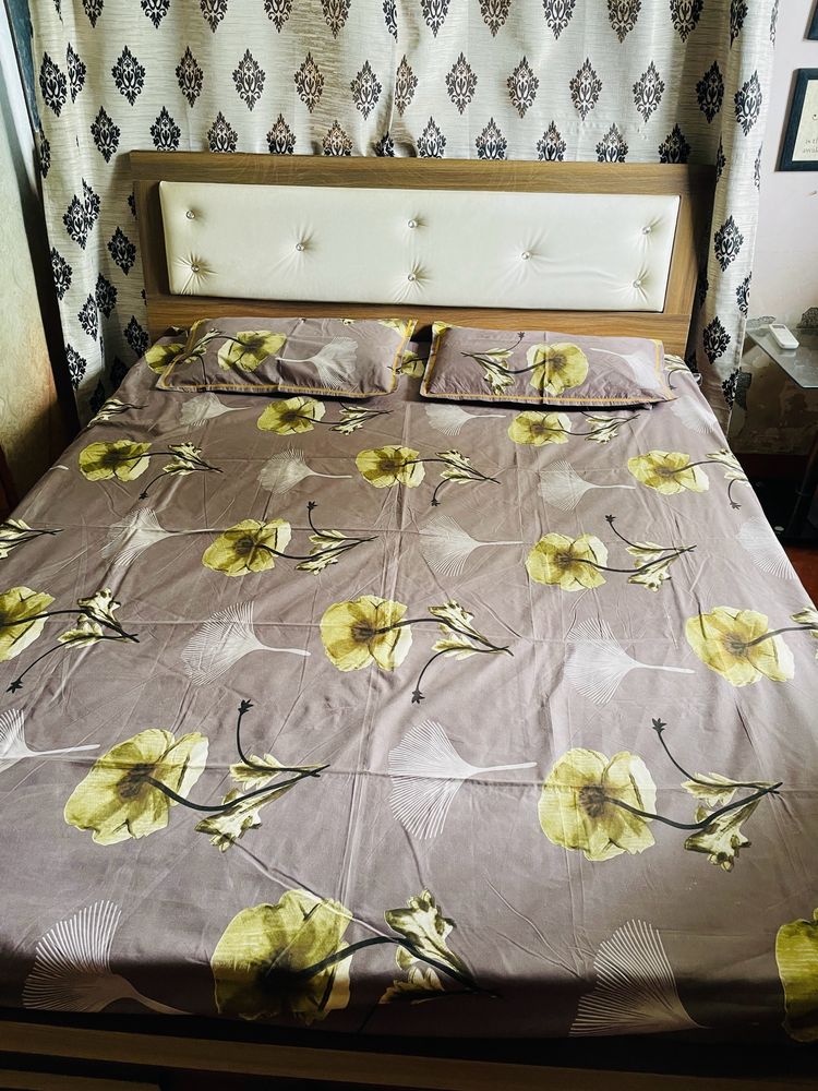 New Bed Sheet Without Pillow Cover