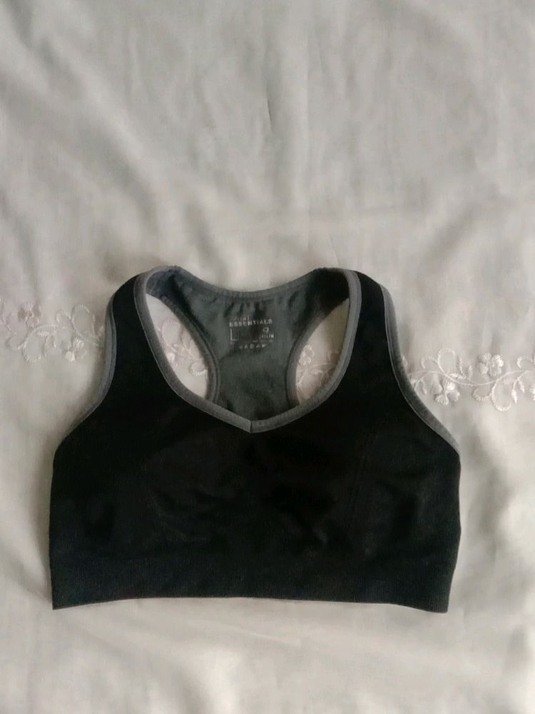 Black grey active wear