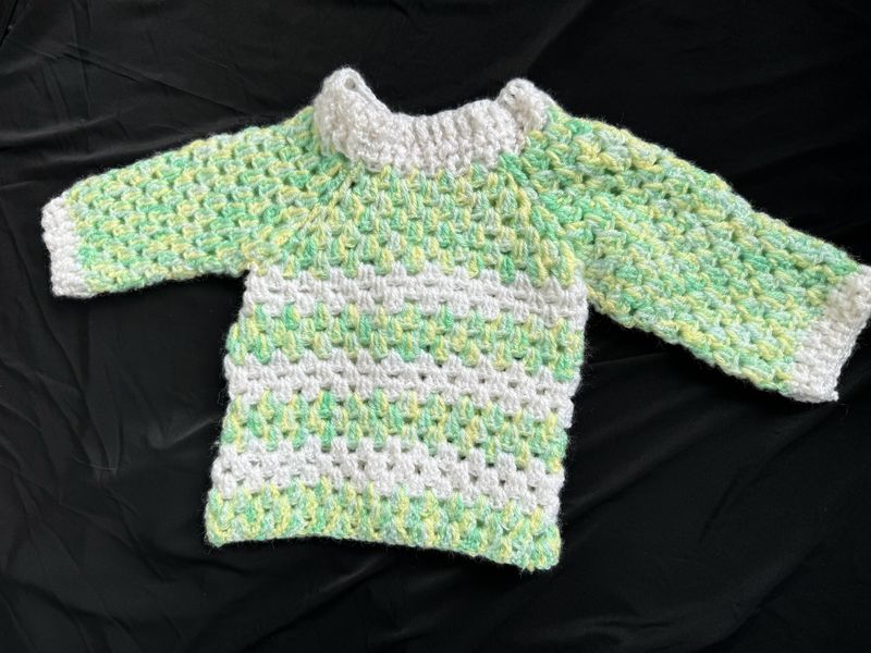 Crochet Handmade Baby Sweater