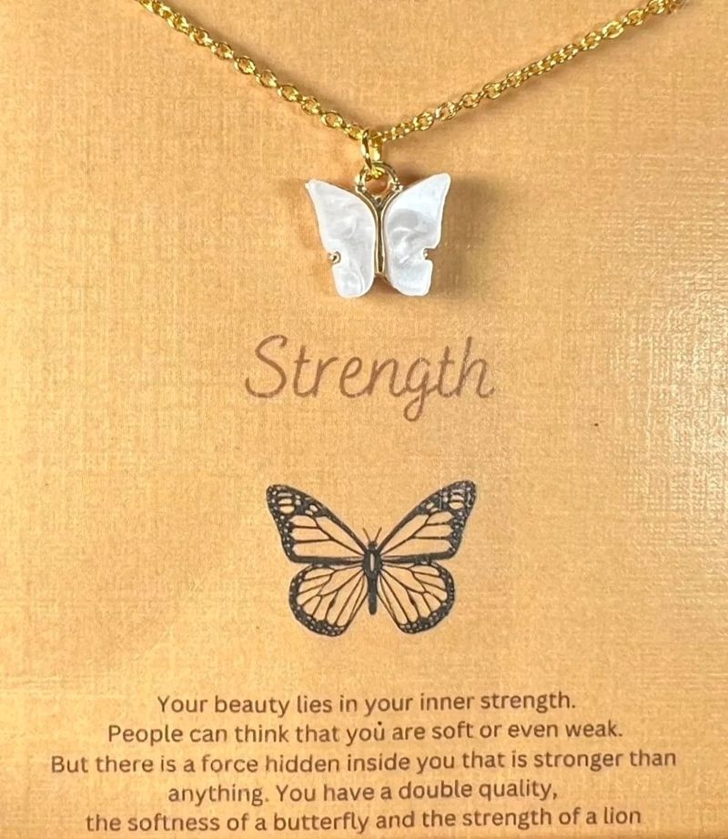 SILVER BUTTERFLY 🦋 PENDANT NECKLACE