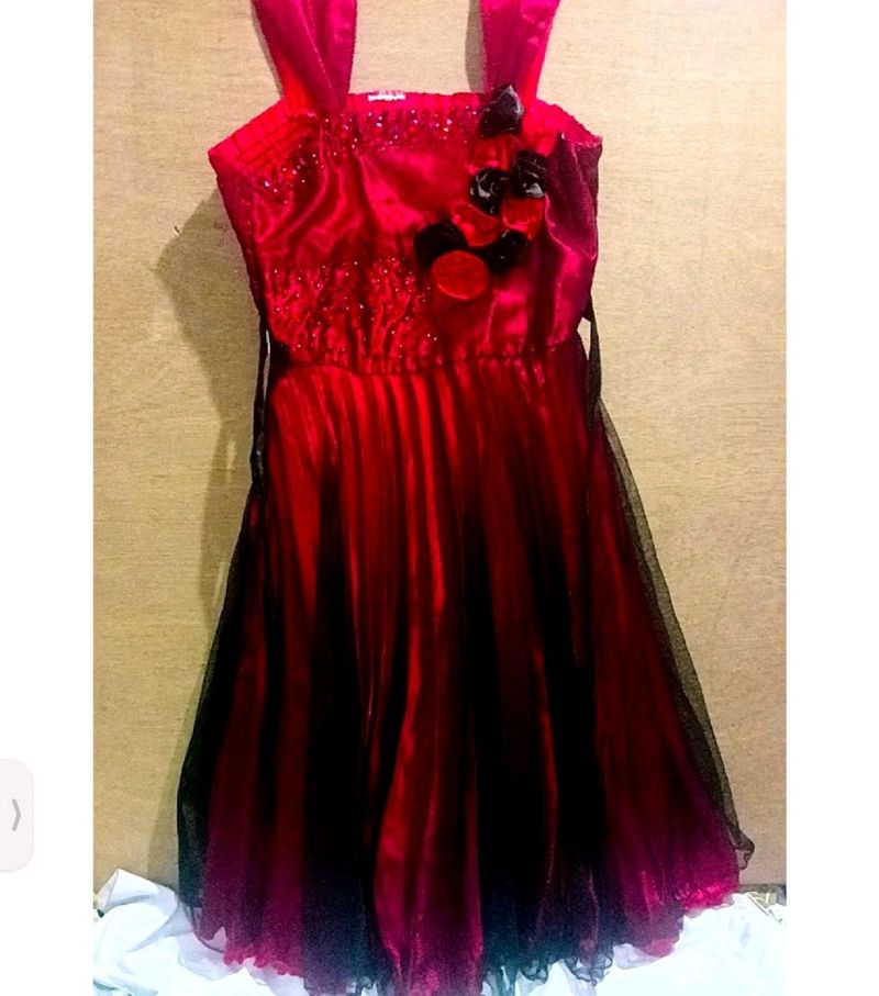 Red Party Gown