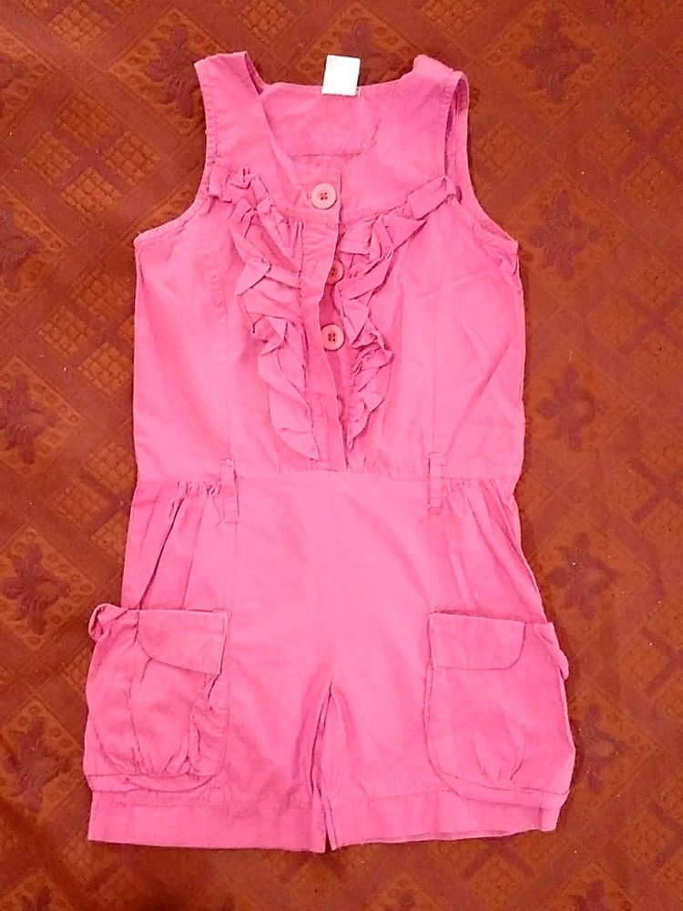 Pink DUNGAREE for Girls