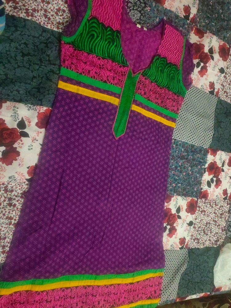 Purple Kurta