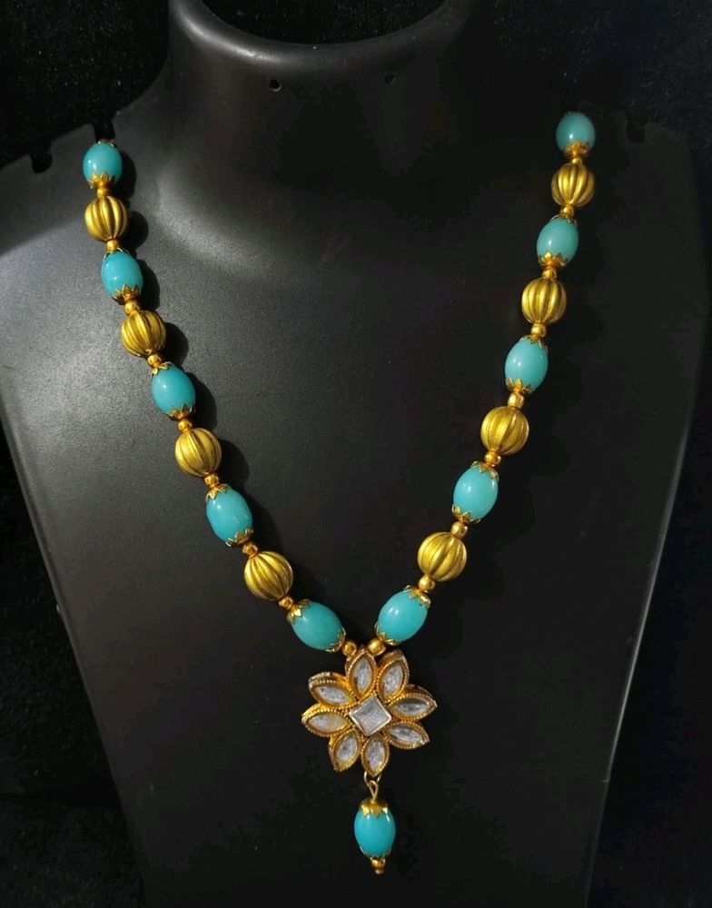 BLUE NECKLACE SET