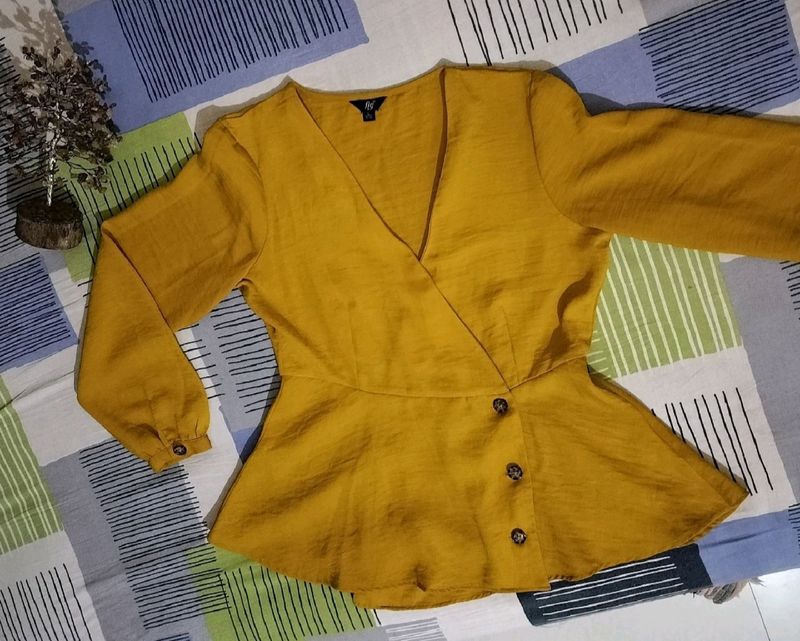 Beautiful Mustard Colour Top