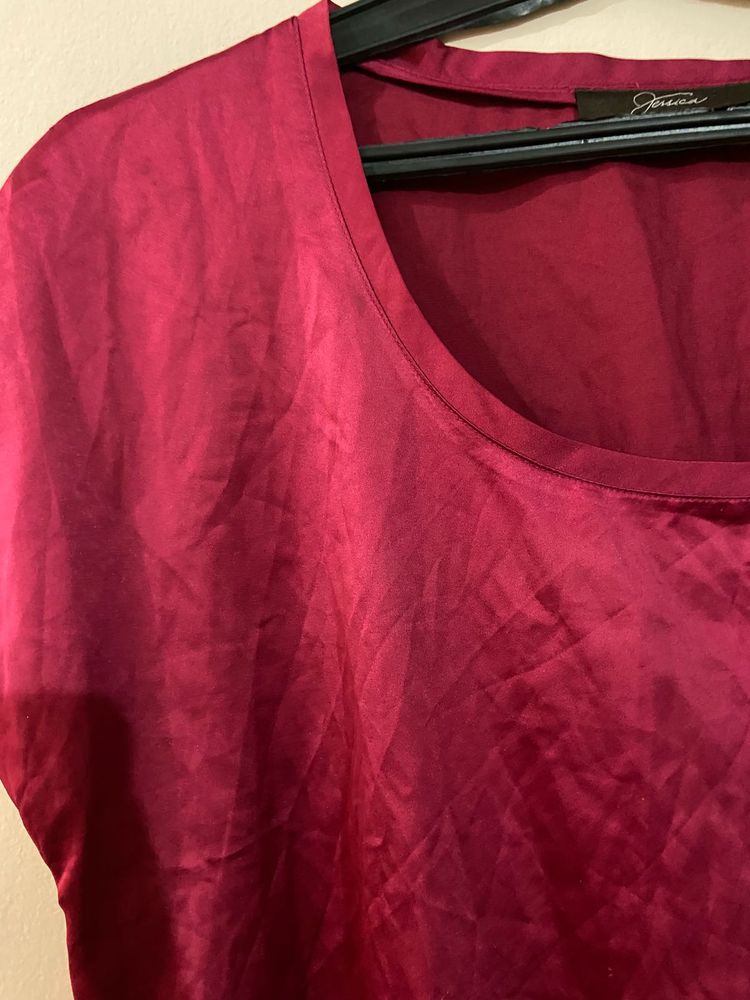 Rose Silk Top