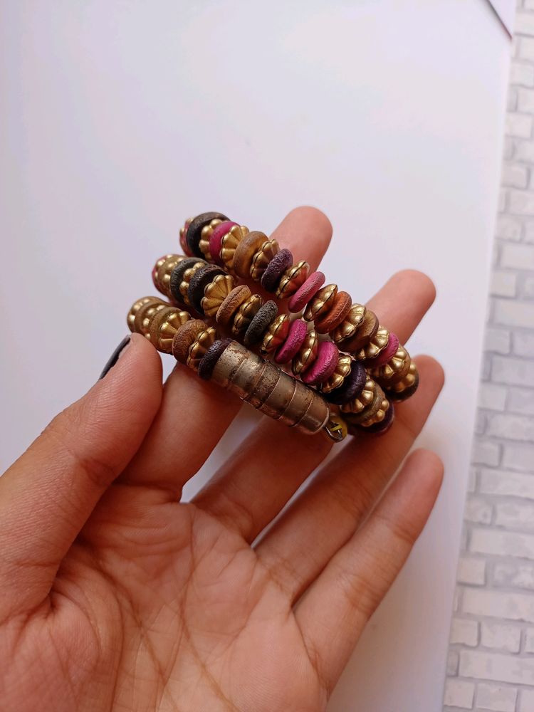 Bohemian Multicolour 4 Layer Bracelet