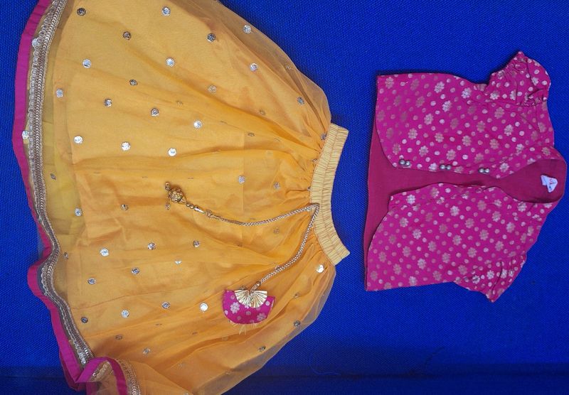 3 Piece Ghagra For 6 To 18 Mon