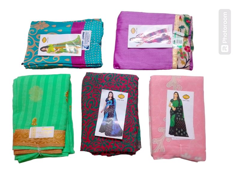 Pack Of 10 Saree