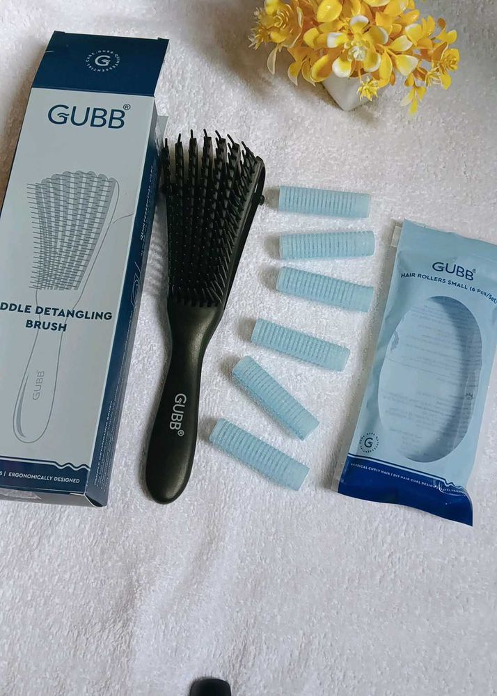 Gubb Hair Brush,Small 6 Pics Rollers