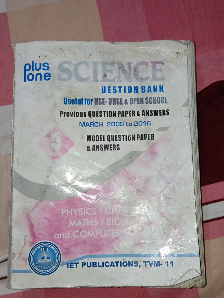 Plus One Science Question Bank