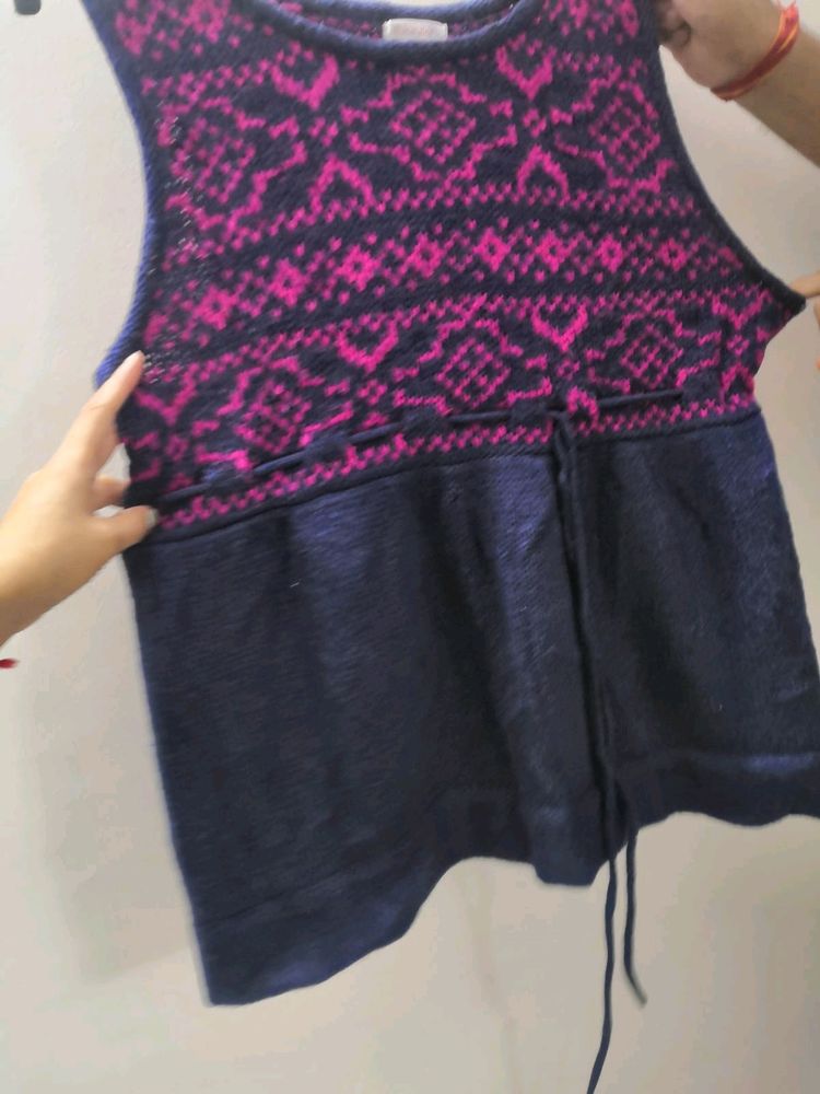 designer woolen peplum top