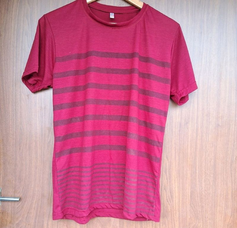 Casual Soft Tees Maroon