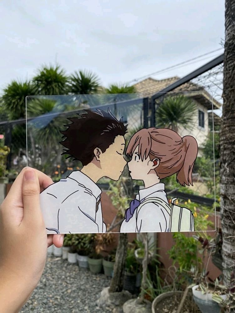 A Silent Voice Glass Painting