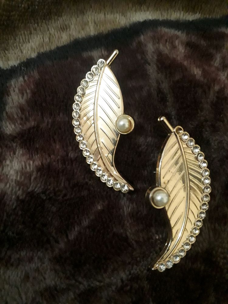 Gold Leaf Earring