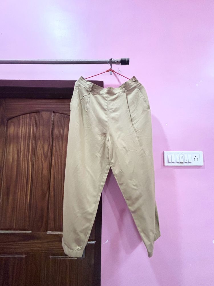 Beige Trouser