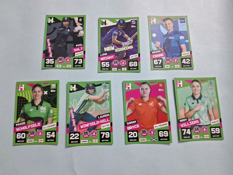 CRICKET ATTAX CARDS