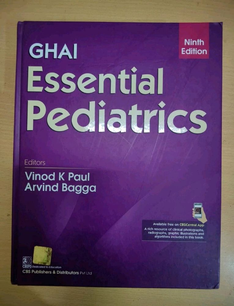 Ghai Essential Pediatrics