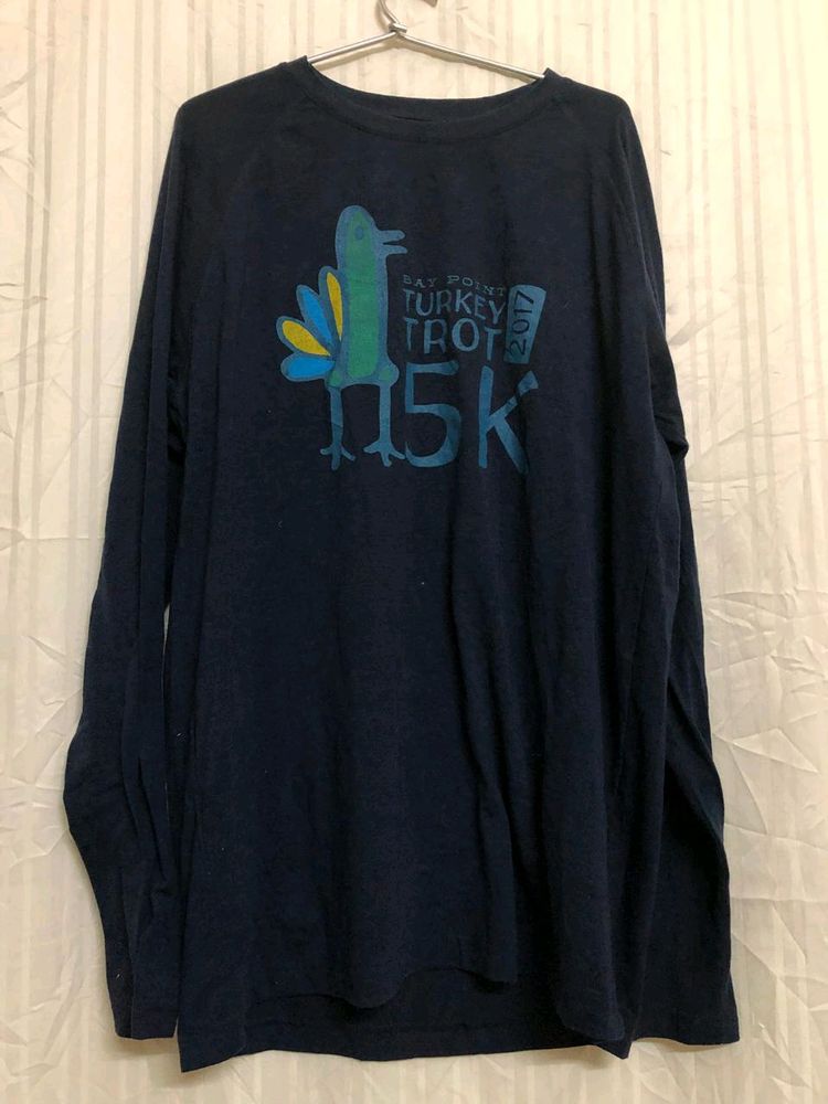 Sport-Tek Blue Long Sleeve T Shirt