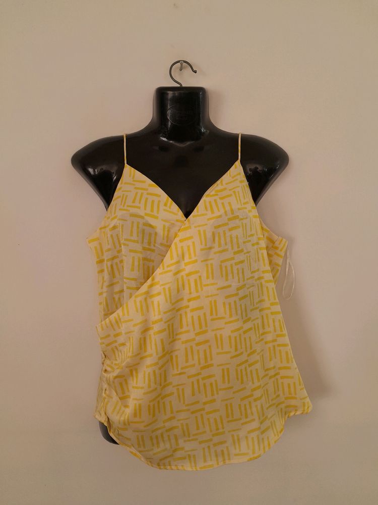 Yellow Printed Top (Women's)