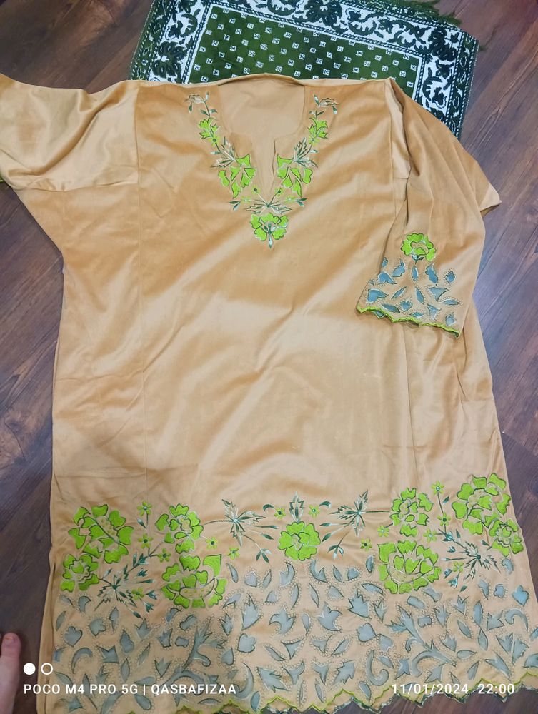 Kashmiri Laser Cut New Premium Makhmal Pheran