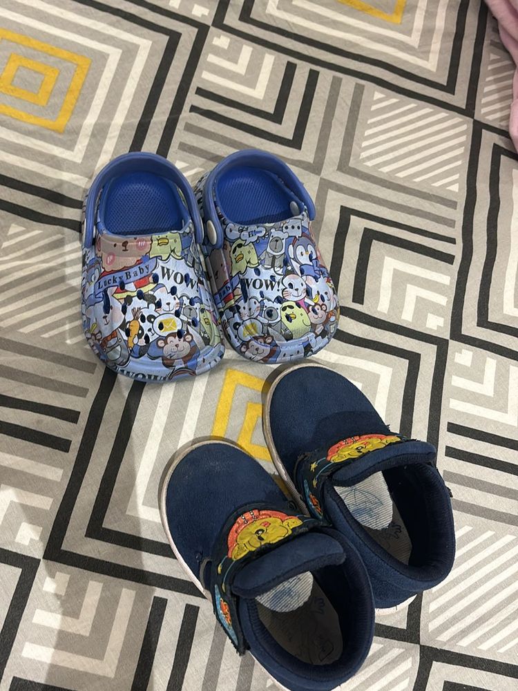 Set Of Two Footwear For Baby Boy