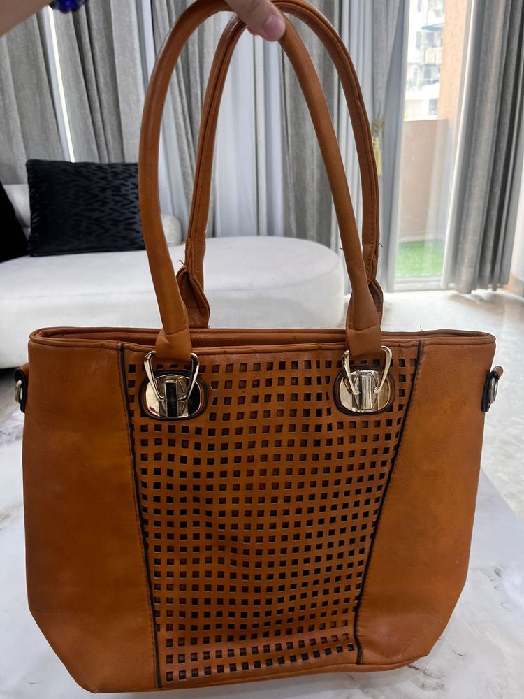 Brown Tote Bag