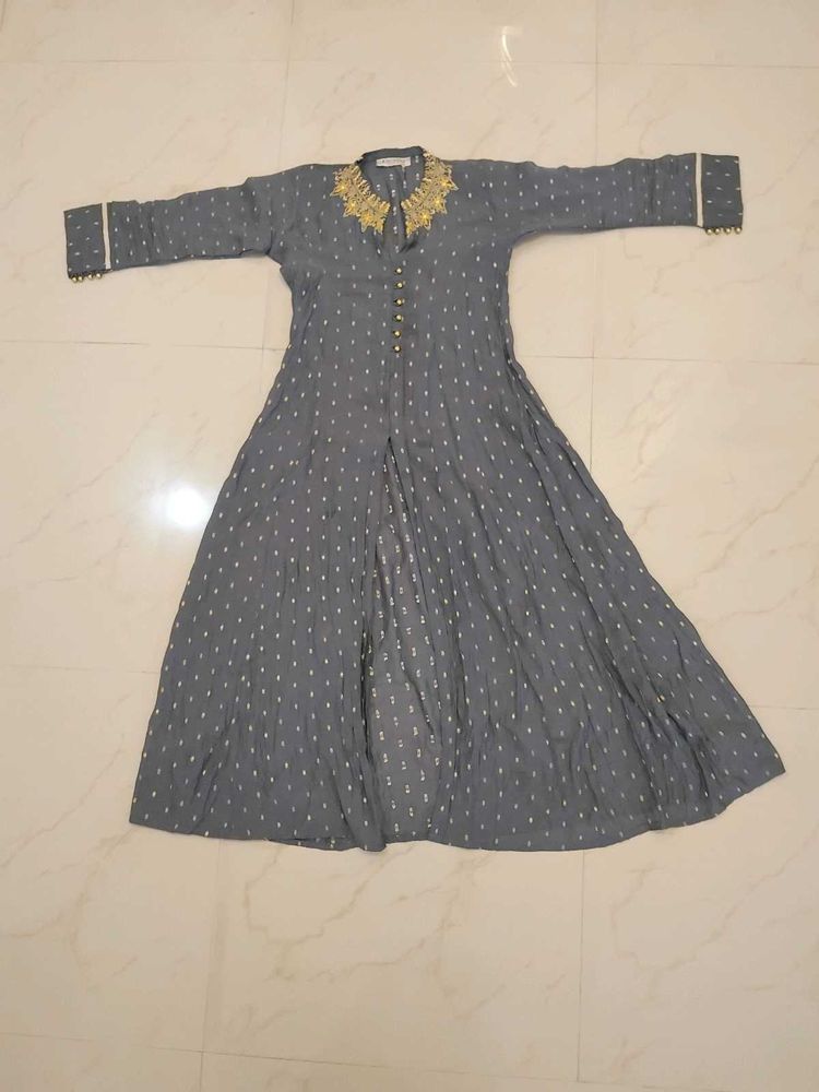 Like New Gown Type Kurta Set With Plazzo....