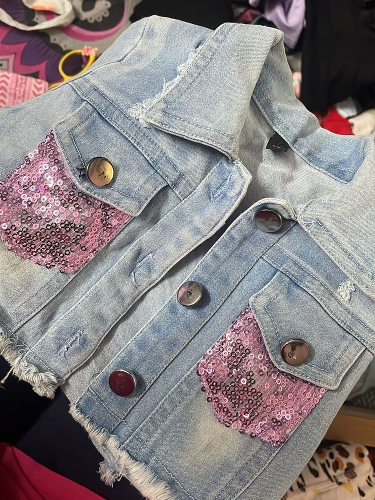 Crop Denim Jacket