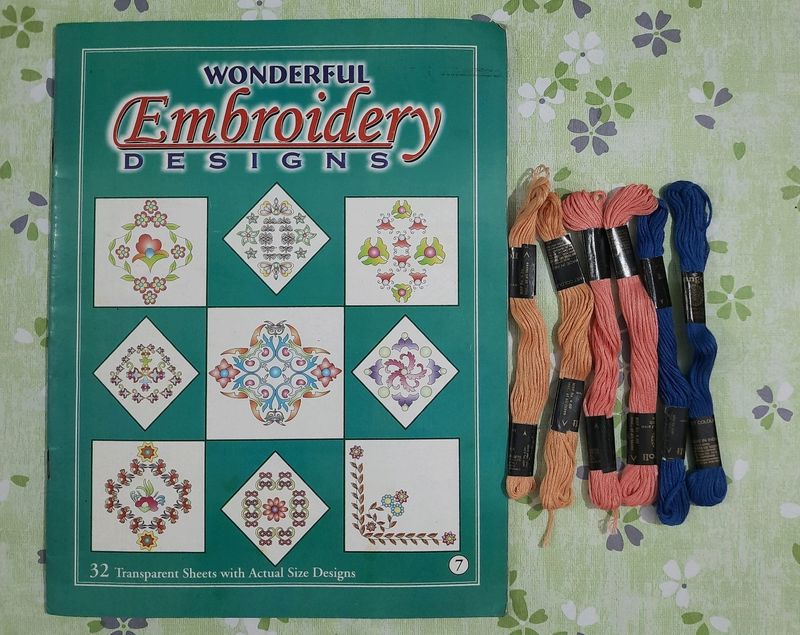 Embroidery Book And Thread