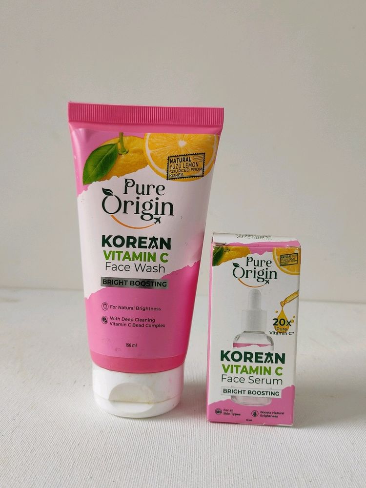 Pure Origin Vitamin C Facewash And Serum