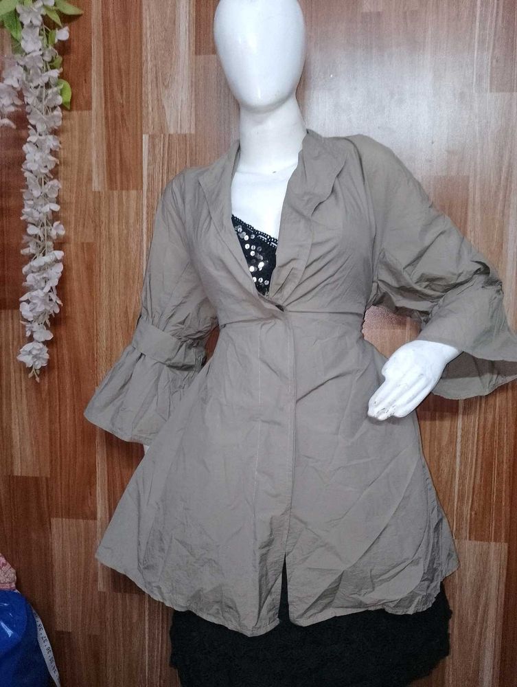 Beautiful Imported Flared Trench Overcoat