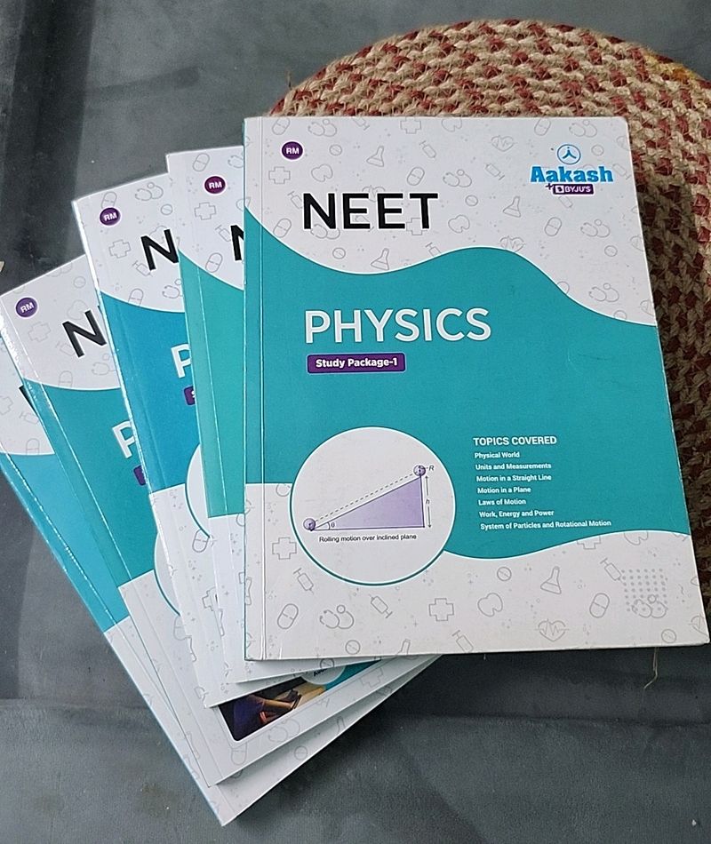 Aakash Neet Physics Study Package Full Set Of 5