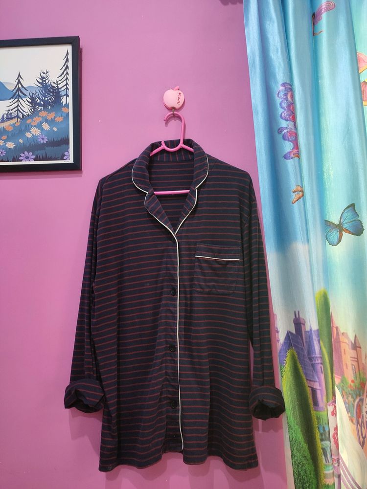 Home Wear Shirt Over Sized Till 46 L-31