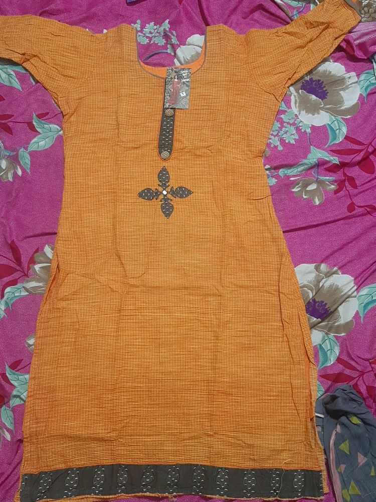 Orange Kurti