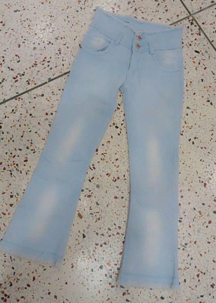 Beautiful Bell Bottom Jeans For Girls