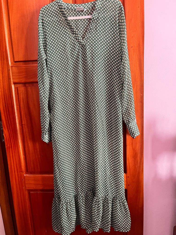 V Neck Casual Dress