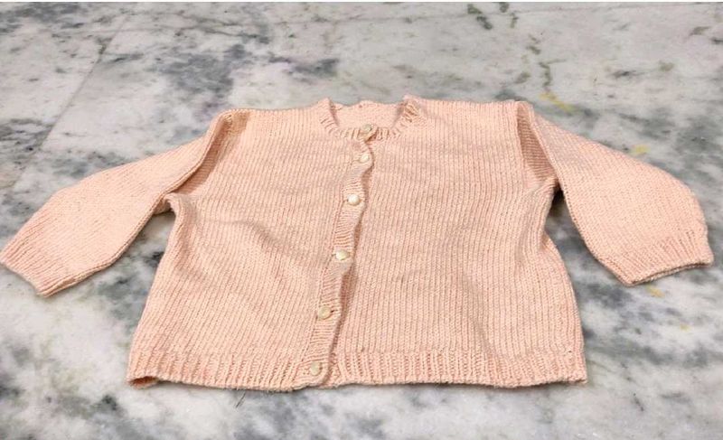 Thick Cardigan Sweater For Girls