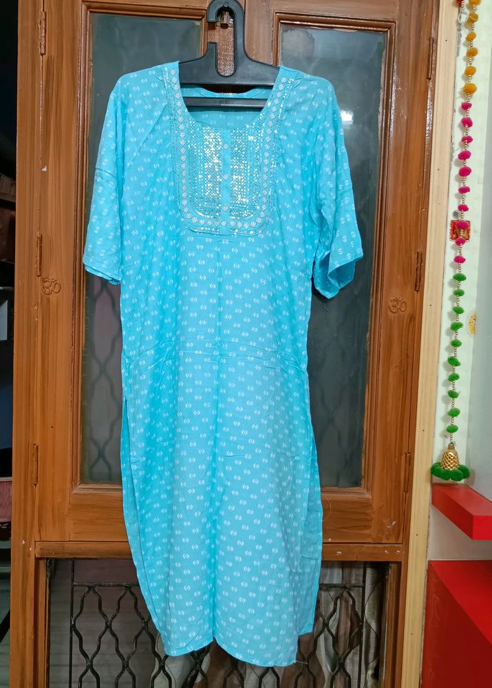 Premium Quality Cotton Stuff New Kurti