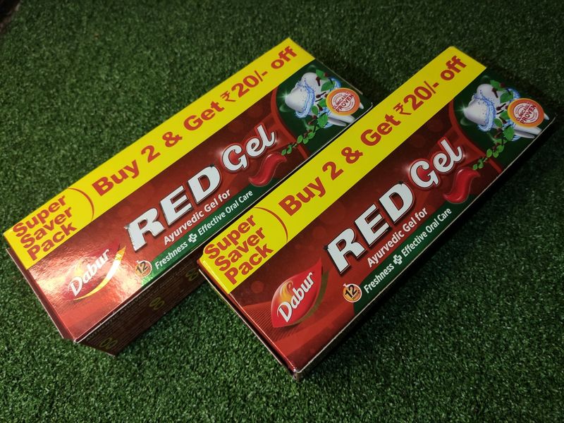 (Pack of 2) Dabur Red Gel Ayurvedic Toothpaste