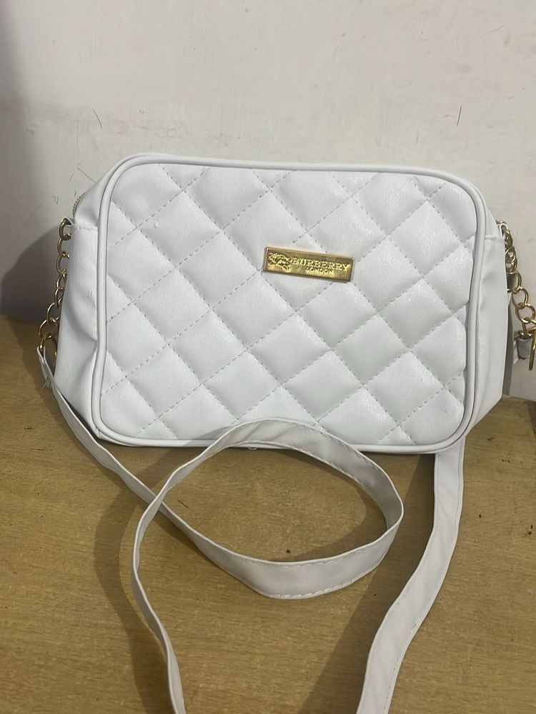 Sling Bag White