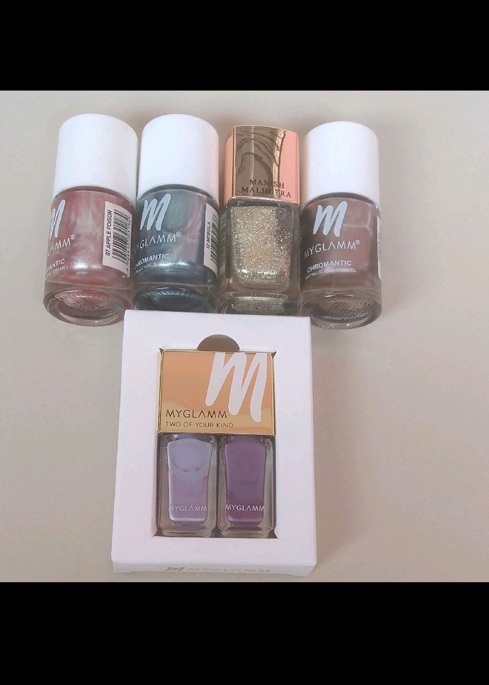 Combo Of 6 Nail Polish