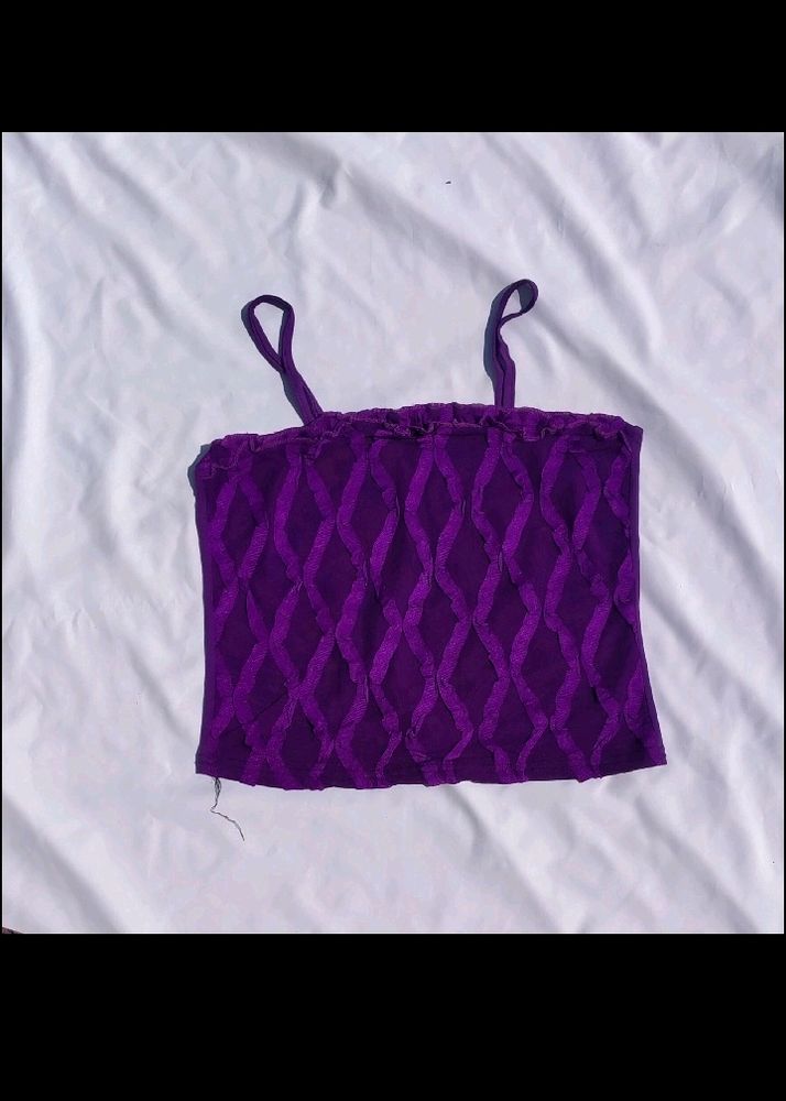 Violet Tube Top