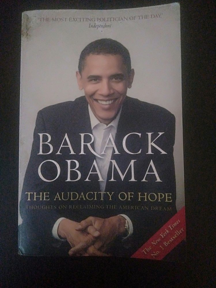 Barack Obama- The Audacity Of Hope Book