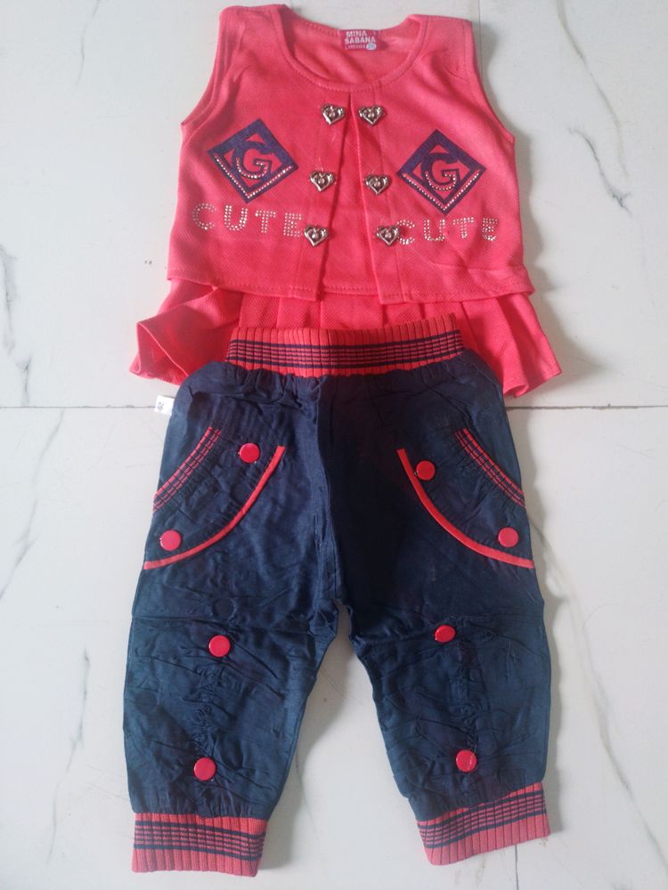 Cute Two-Piece Outfit for 1-Year-Old Baby