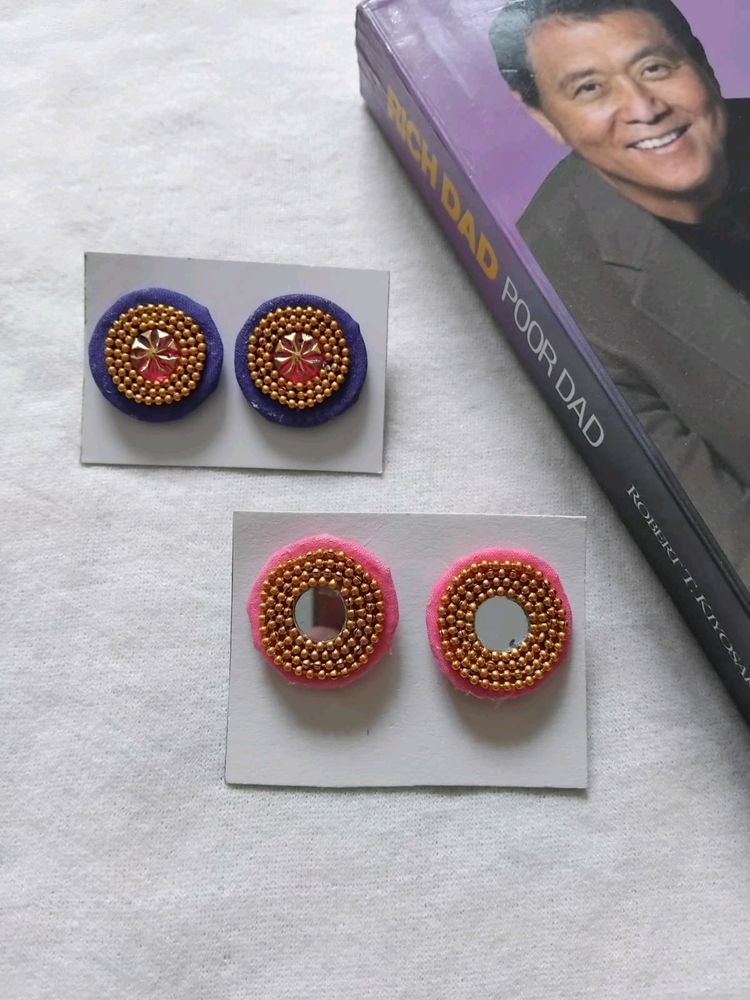 @99/- Pink Purple Studs 💥