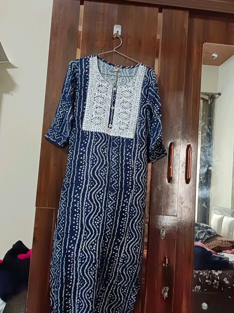 Blue Kurta Women