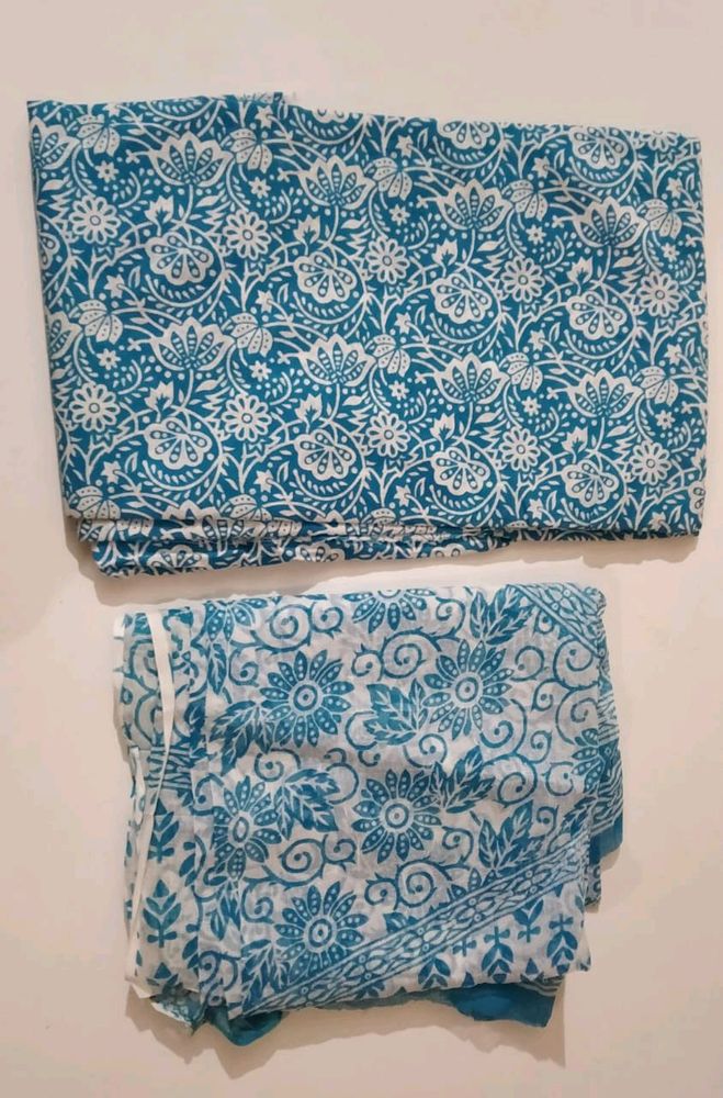 2 Unstitched cotton suit material