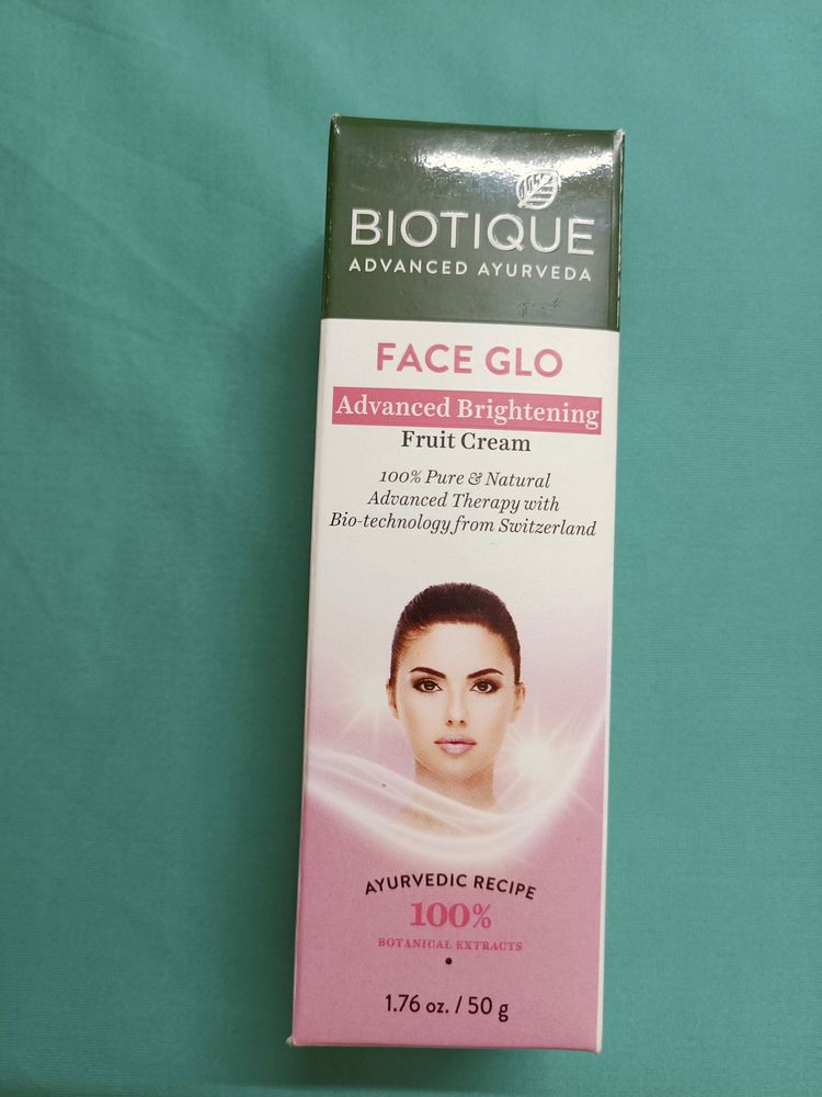 biotique advanced ayurveda face glow fruit cream