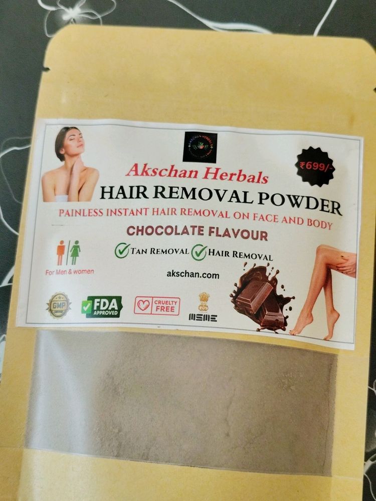 Hair Removal Powders In 3 Different Flavours